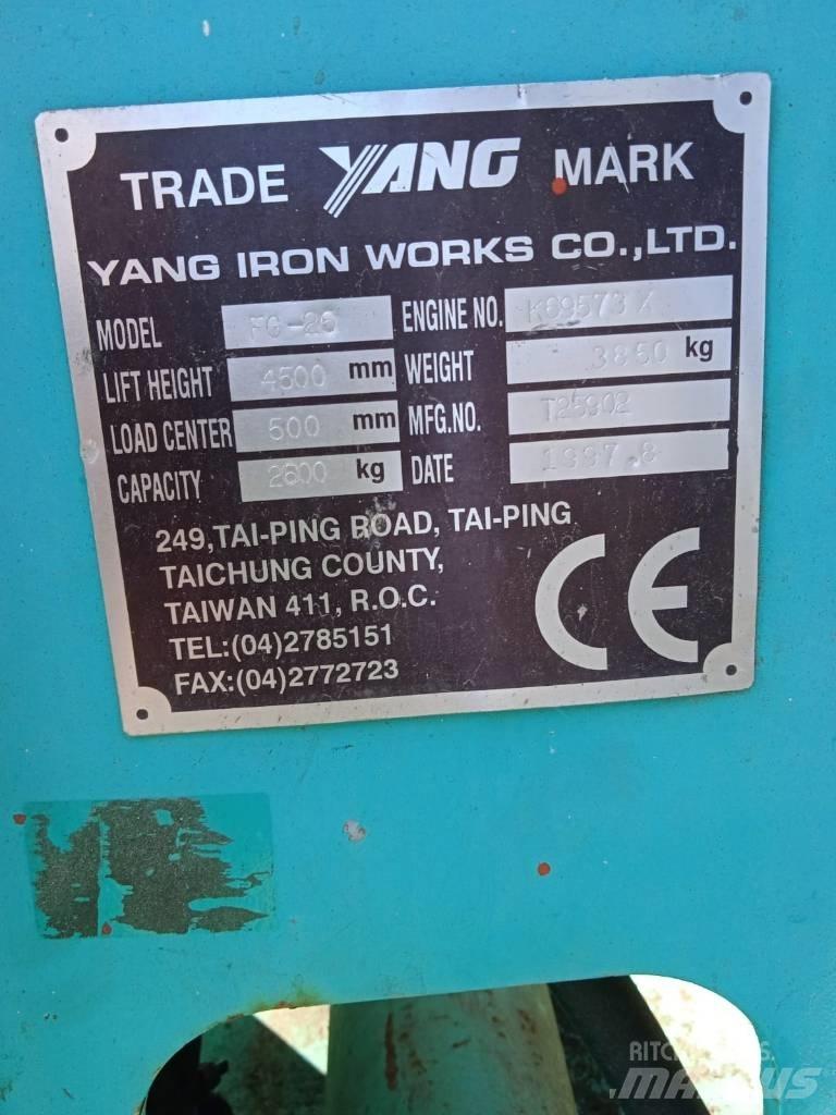 Yang FG20 液化石油氣LPG卡車