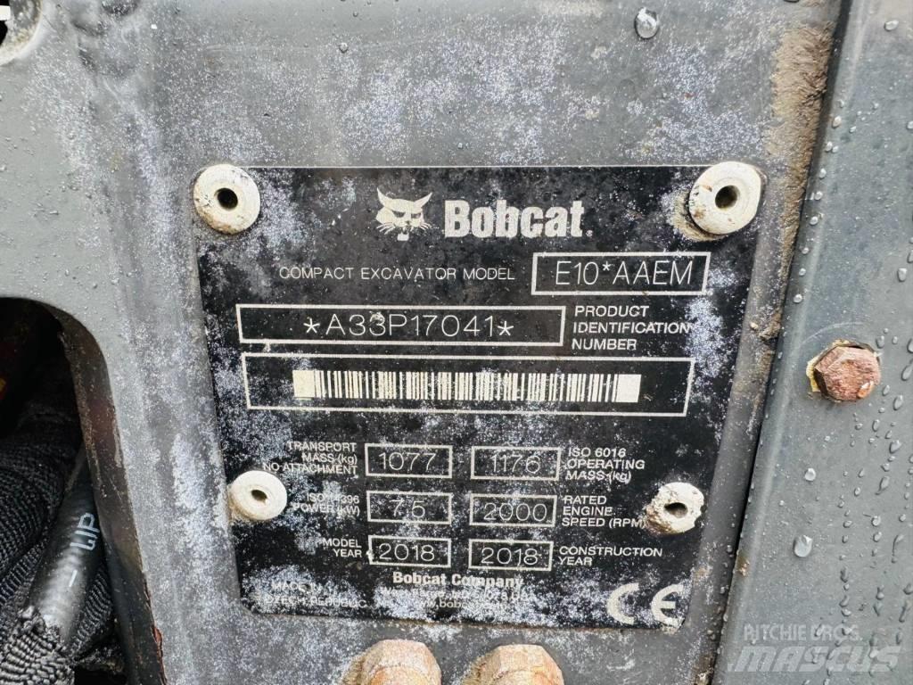 Bobcat E 10 小型挖土機/掘鑿機<7t(小型挖掘機)