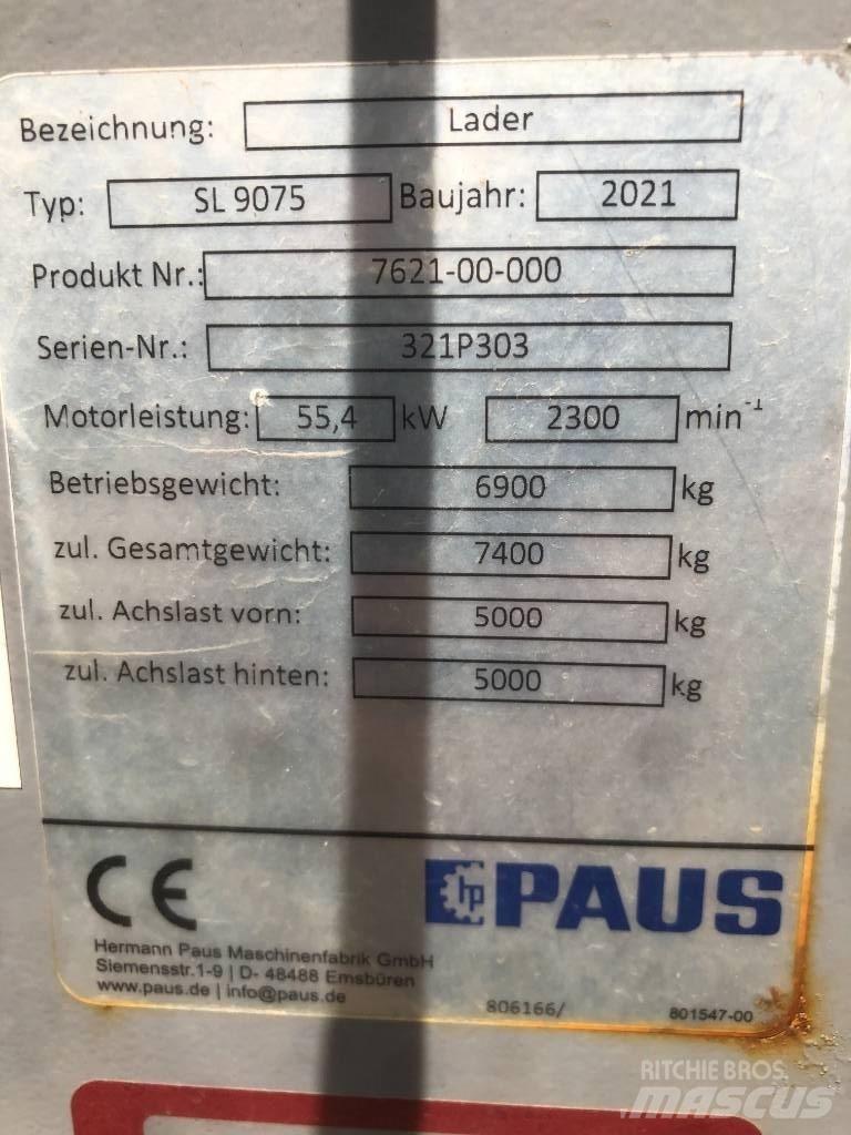 Paus SL 9075 輪胎式裝載機