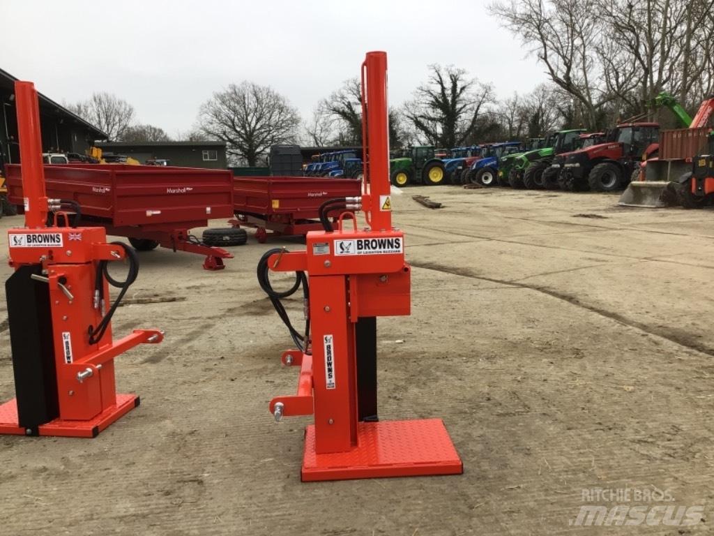 Browns Log splitter 木材分離器和切割機