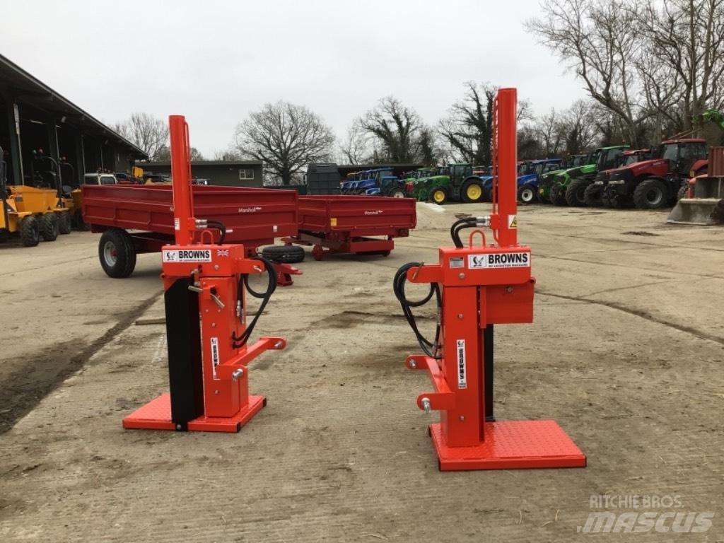 Browns Log splitter 木材分離器和切割機