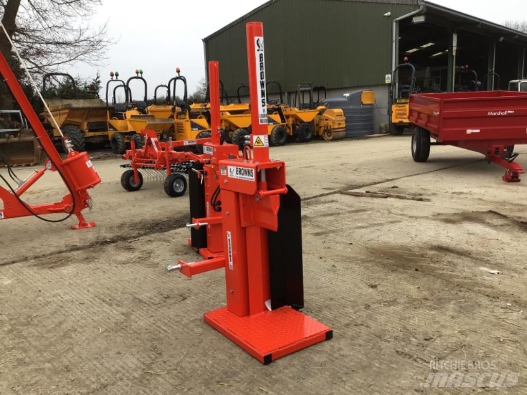 Browns Log splitter 木材分離器和切割機