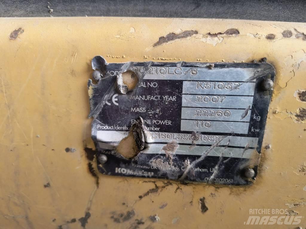 Komatsu 210 LC 履帶式 挖土機/掘鑿機/挖掘機