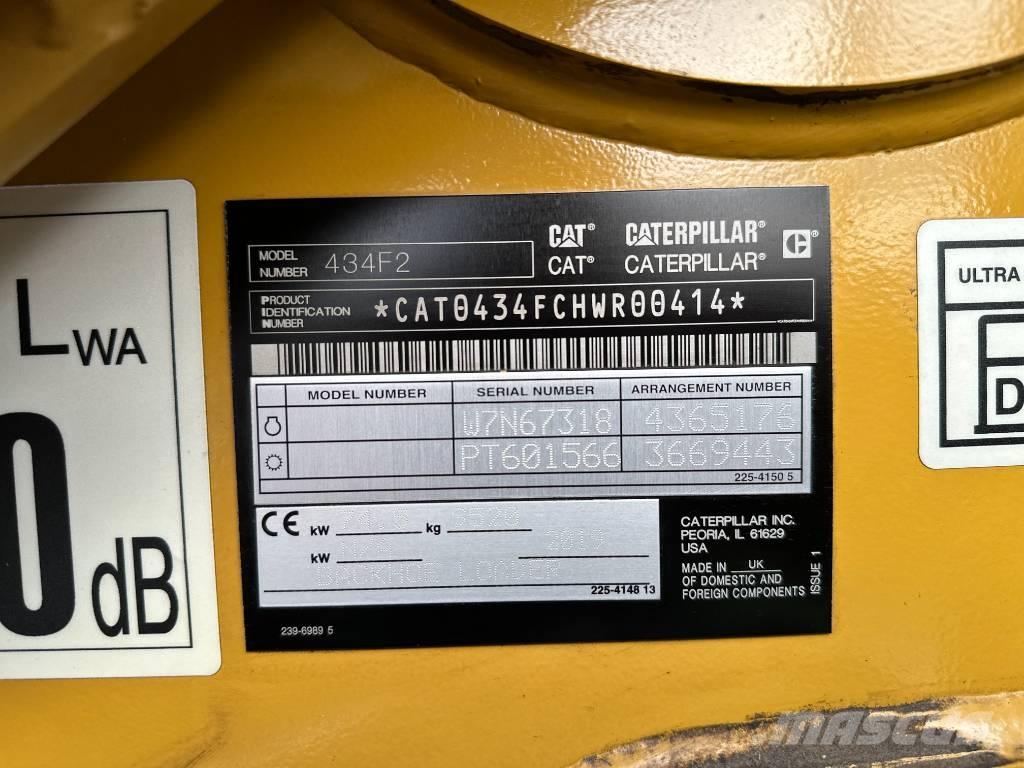 CAT 434 F 反鏟裝載機