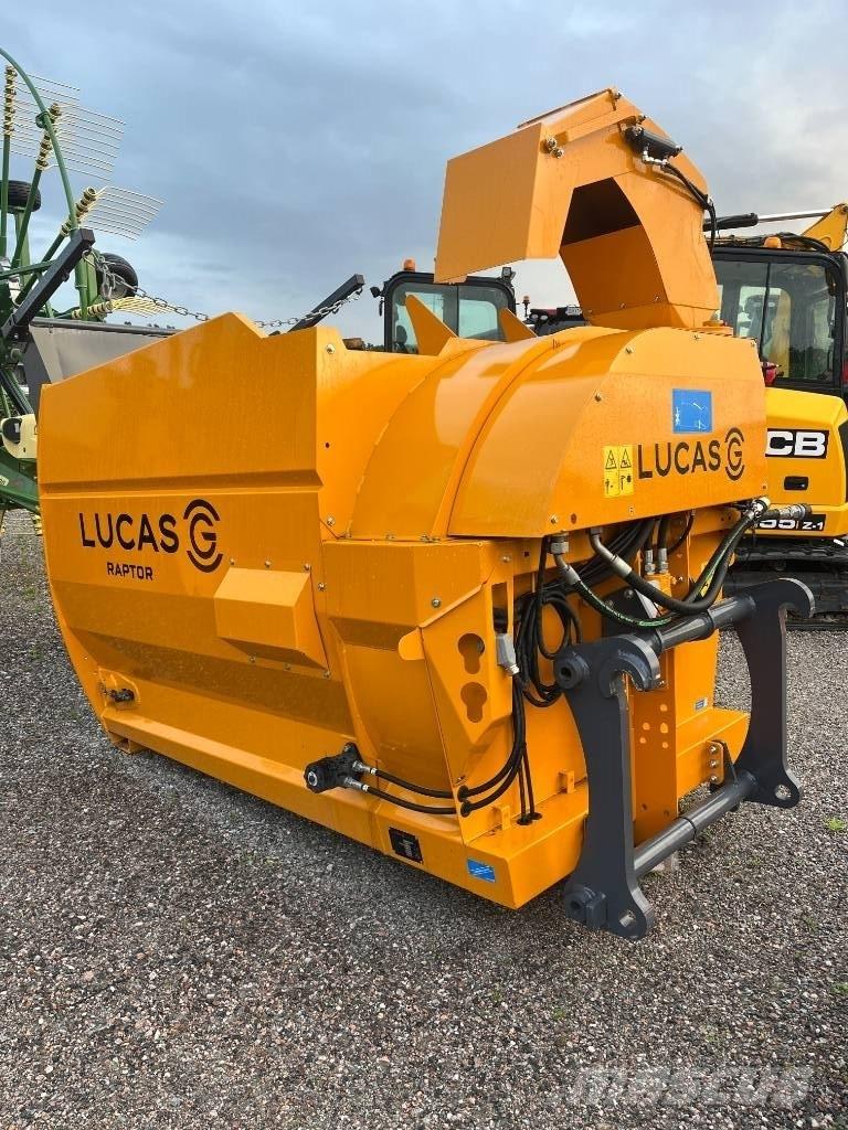 Lucas Raptor BK 草捆撕碎機、切割機、拆袋機