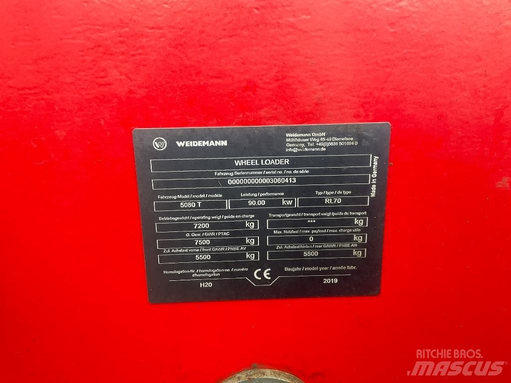 Weidemann 5080T 伸縮輪式裝載機
