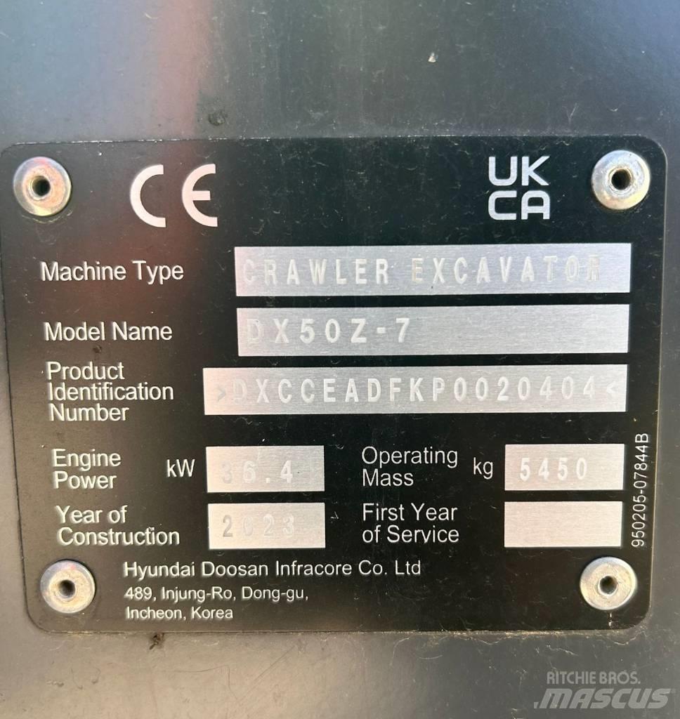 Doosan DX 50 Z-7 其他物料運輸工具