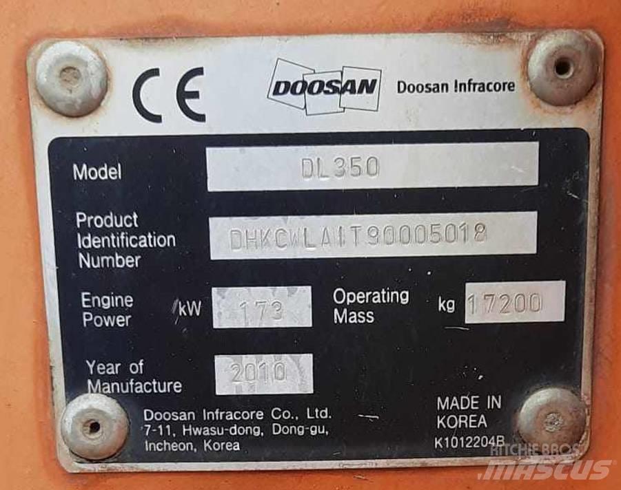 Doosan DL 350 輪胎式裝載機