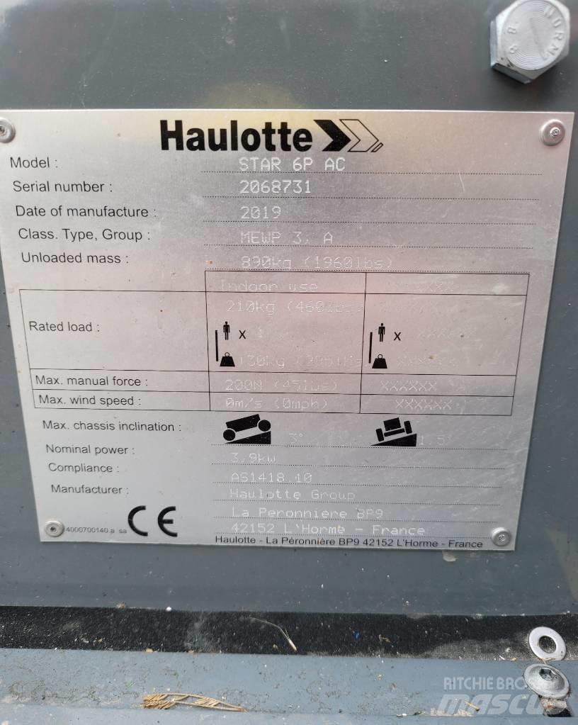 Haulotte Star 6 P 伸縮臂高空作業車