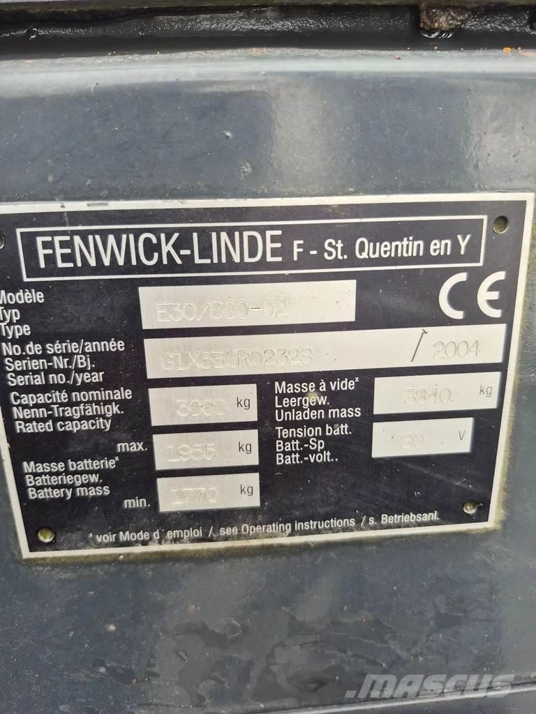 Linde e30/600-02 電動堆高機