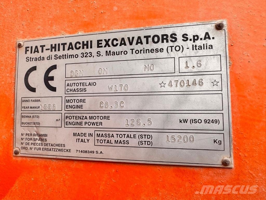Hitachi W 170 輪胎式裝載機