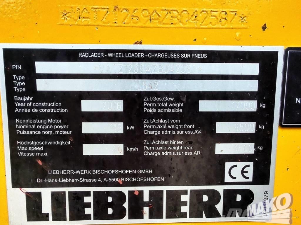 Liebherr L 542 輪胎式裝載機
