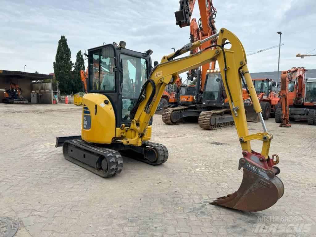 Komatsu PC26MR-3 小型挖土機/掘鑿機<7t(小型挖掘機)