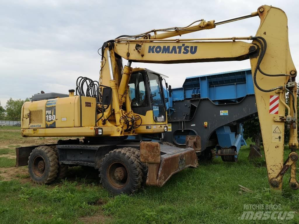 Komatsu PW 180 旋轉式挖土機/掘鑿機/挖掘機