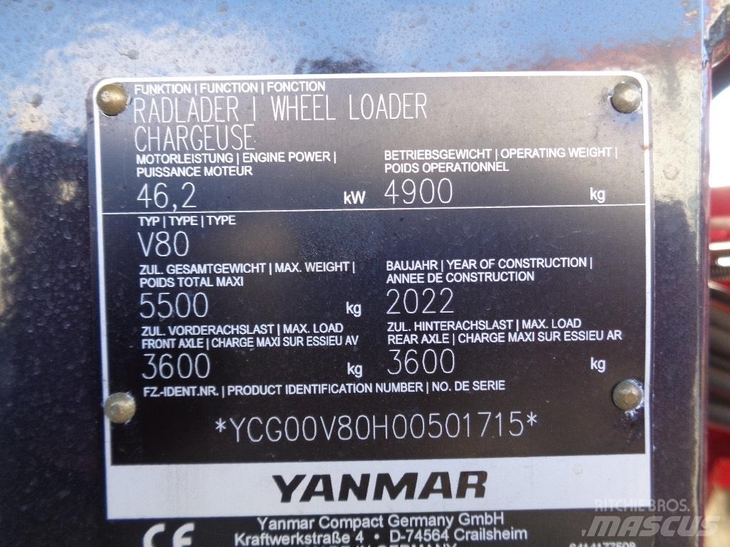 Yanmar V80 輪胎式裝載機