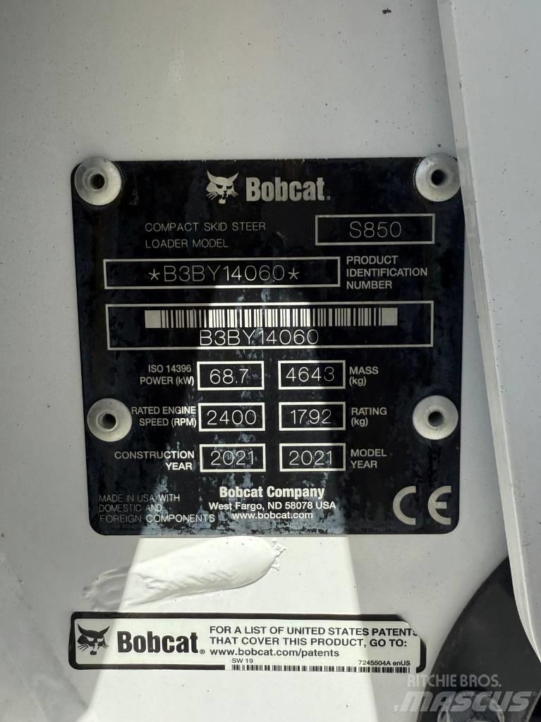Bobcat S 850 滑移轉向裝載機