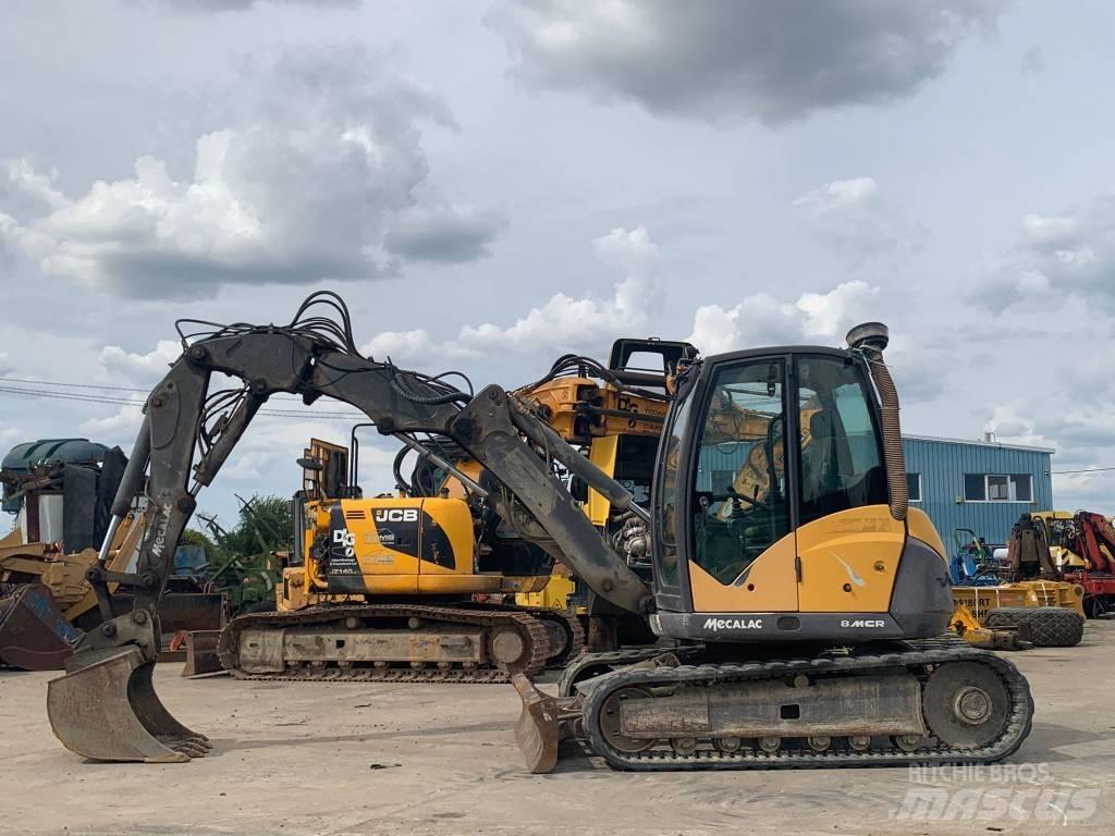 Mecalac 8 M CR 中型挖土機/掘鑿機/挖掘機 7t-12t