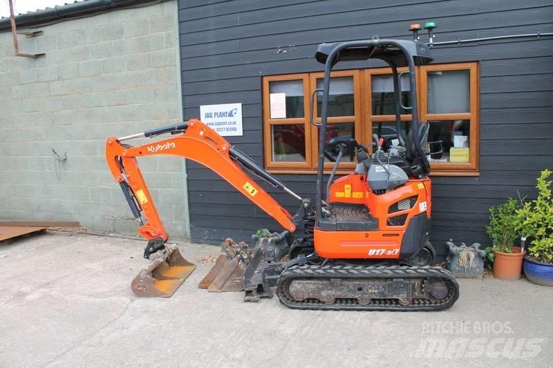 Kubota U 17-3 小型挖土機/掘鑿機<7t(小型挖掘機)