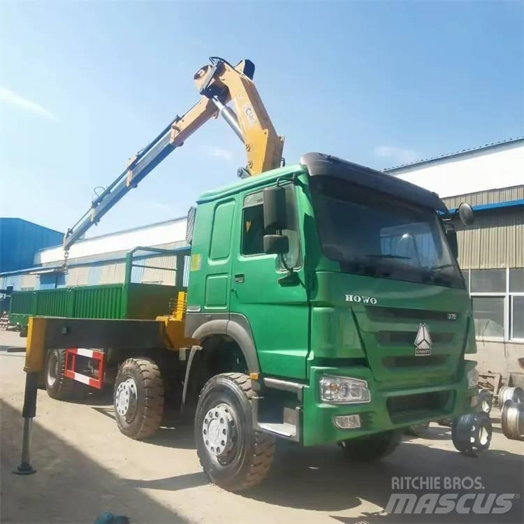 Howo 375 8x4 起重機卡車
