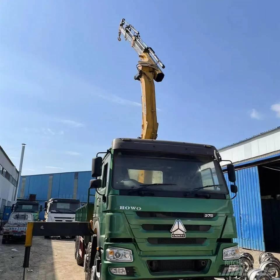 Howo 375 8x4 起重機卡車