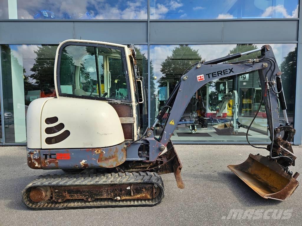 Terex tc25 小型挖土機/掘鑿機<7t(小型挖掘機)
