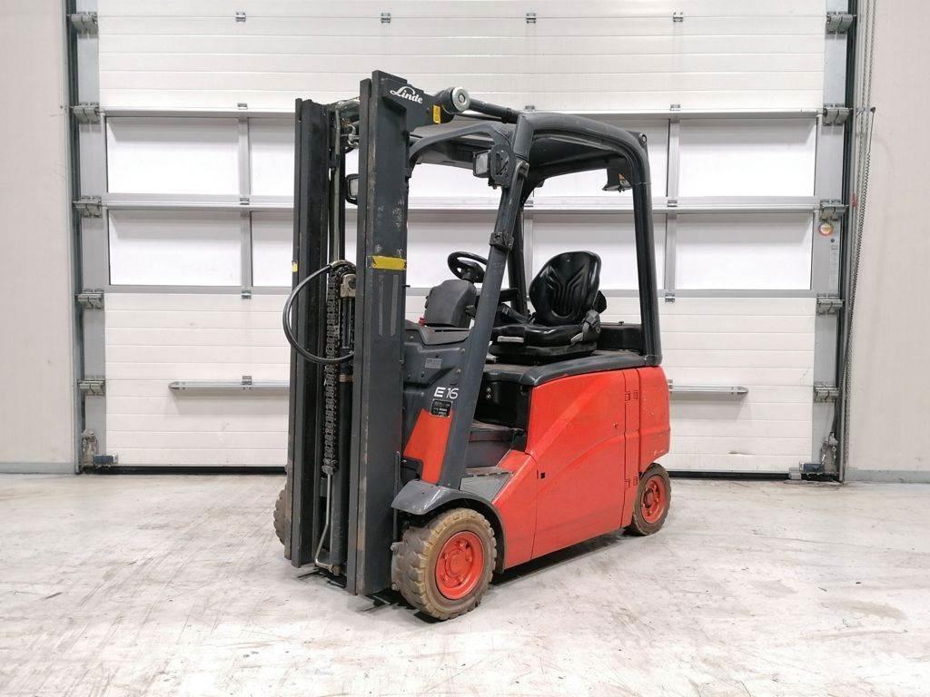 Linde E16PH-01 電動堆高機
