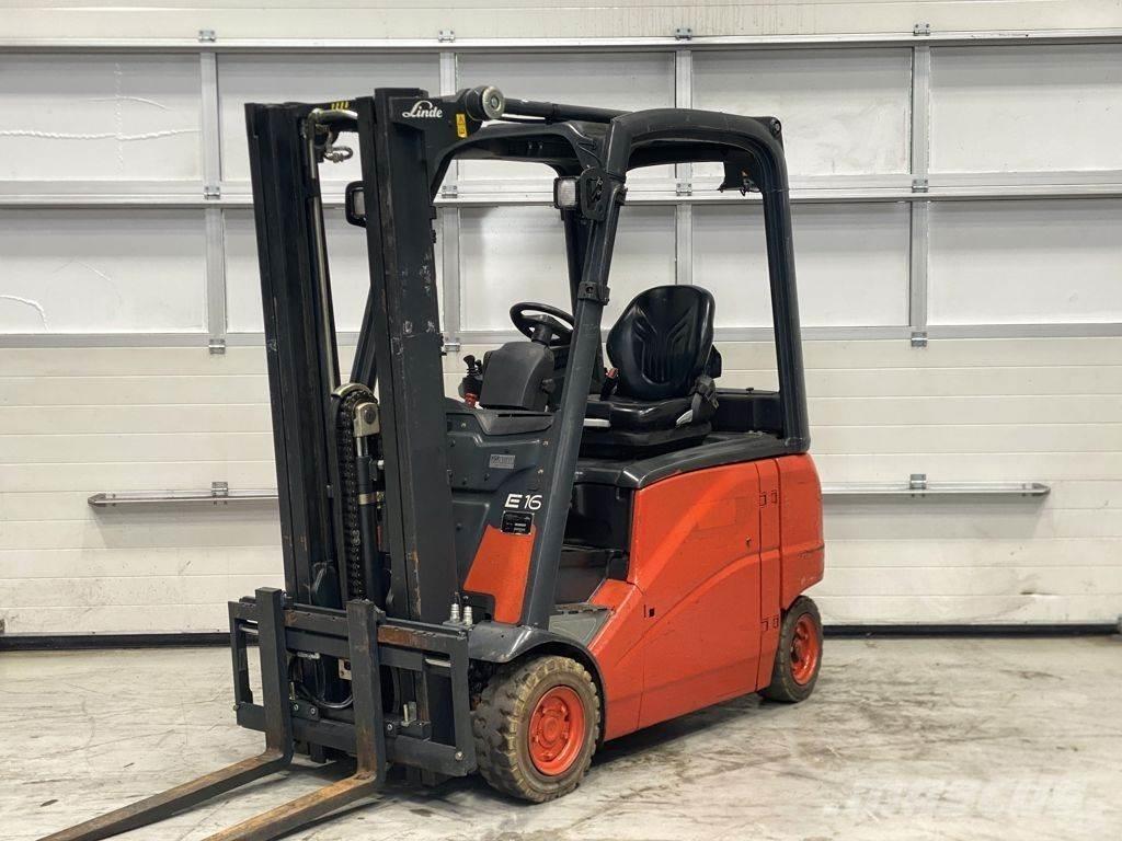 Linde E16PH-01 電動堆高機