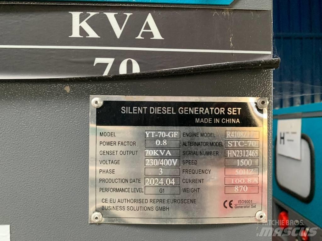  YT 70GF 柴油發電機