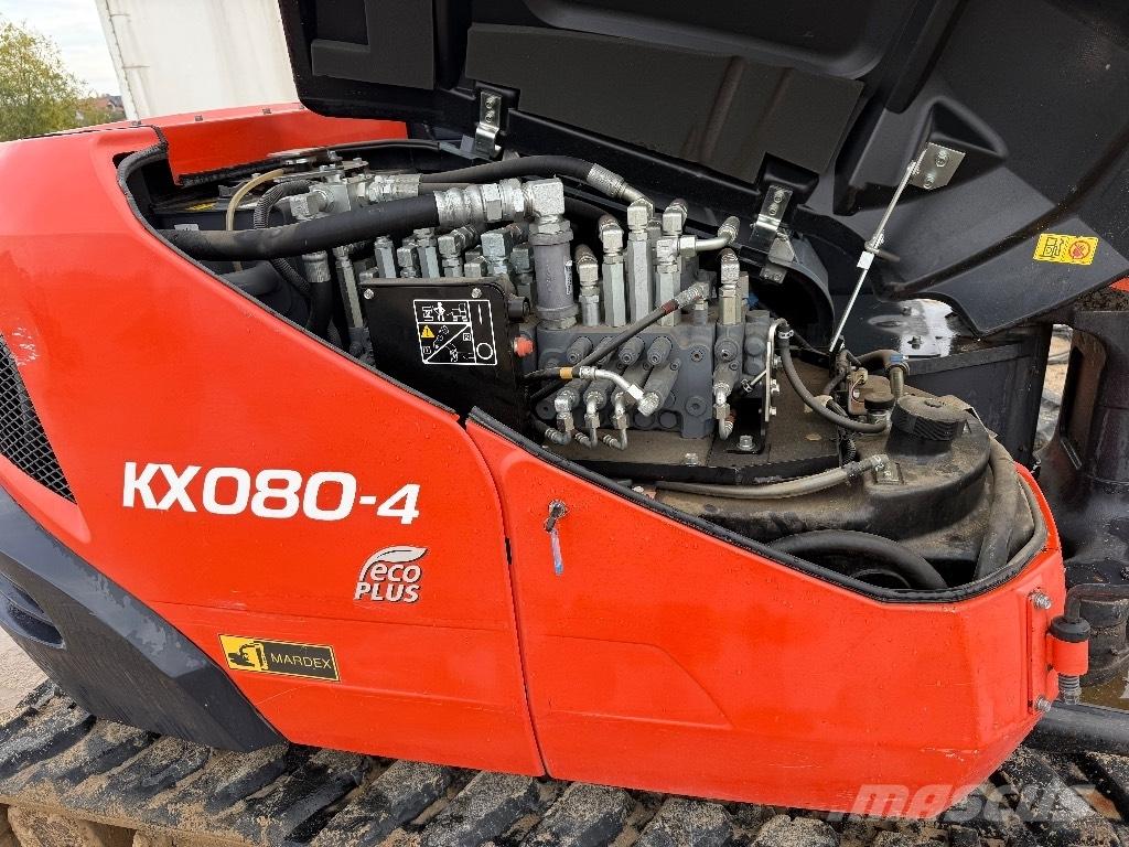 Kubota KX 080-4 小型挖土機/掘鑿機<7t(小型挖掘機)