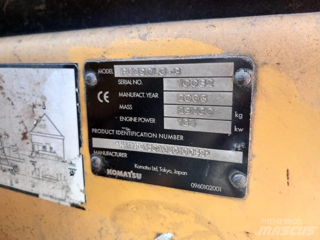 Komatsu PC 290 LC-3 履帶式 挖土機/掘鑿機/挖掘機