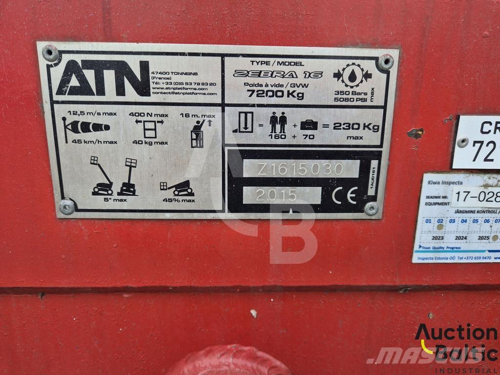 ATN Zebra 16 曲臂高空作業車