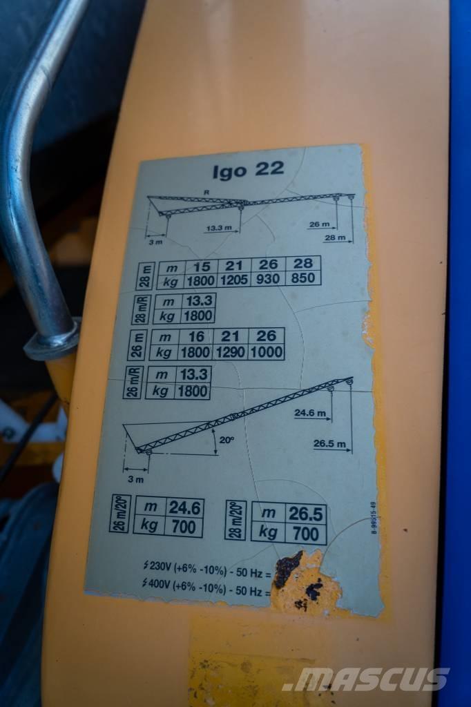 Potain Igo 22 獨立吊掛起重機 吊車