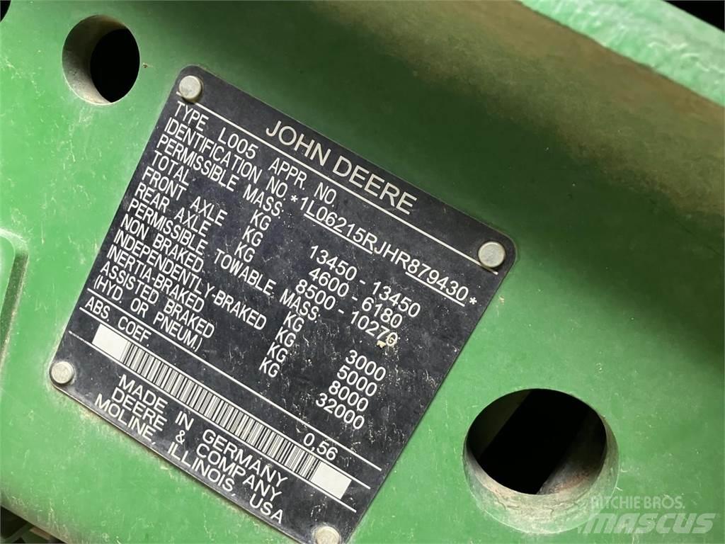John Deere 6215R 曳引機