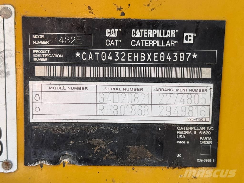 CAT 432 E 反鏟裝載機