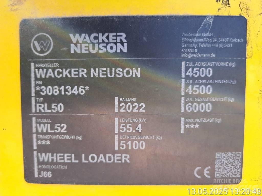 Wacker Neuson WL52 輪胎式裝載機