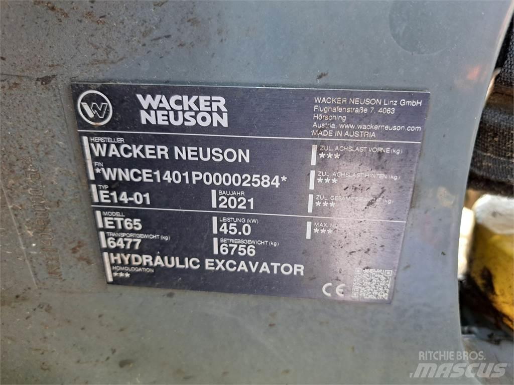 Wacker Neuson ET65 履帶式 挖土機/掘鑿機/挖掘機