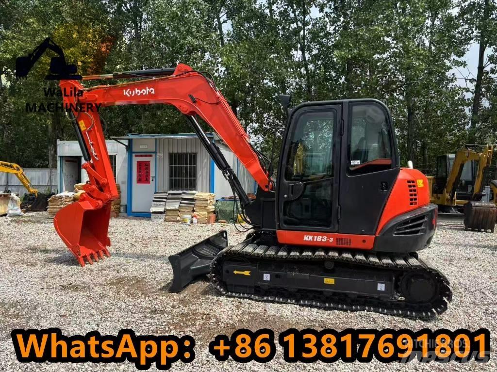 Kubota KX 183-3 小型挖土機/掘鑿機<7t(小型挖掘機)