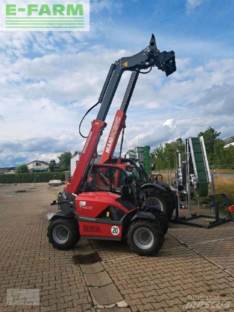 Weidemann t 4512 農業用伸縮臂裝載機