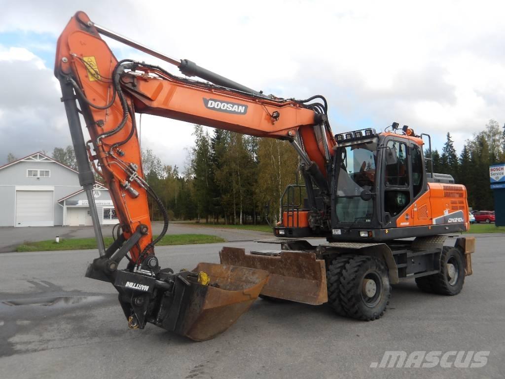 Doosan DX 210 WE 旋轉式挖土機/掘鑿機/挖掘機