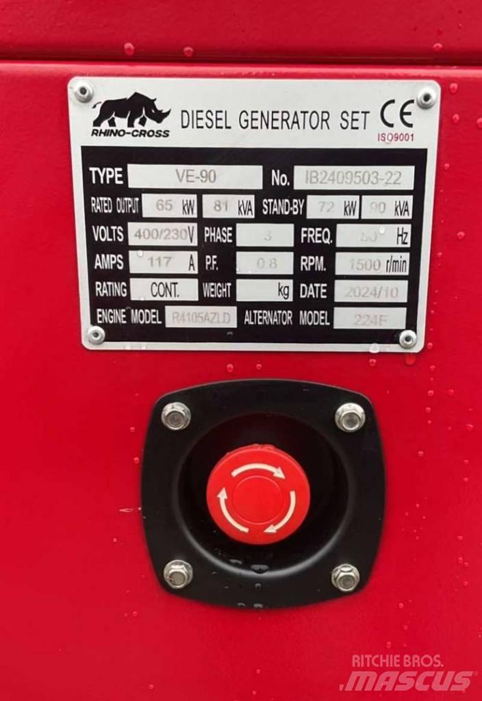 Rhino CROSS 90 KVA 柴油發電機