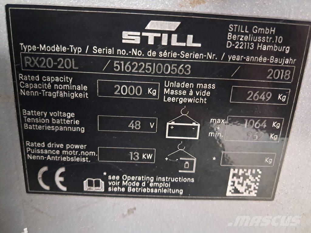 Still RX20-20L 電動堆高機