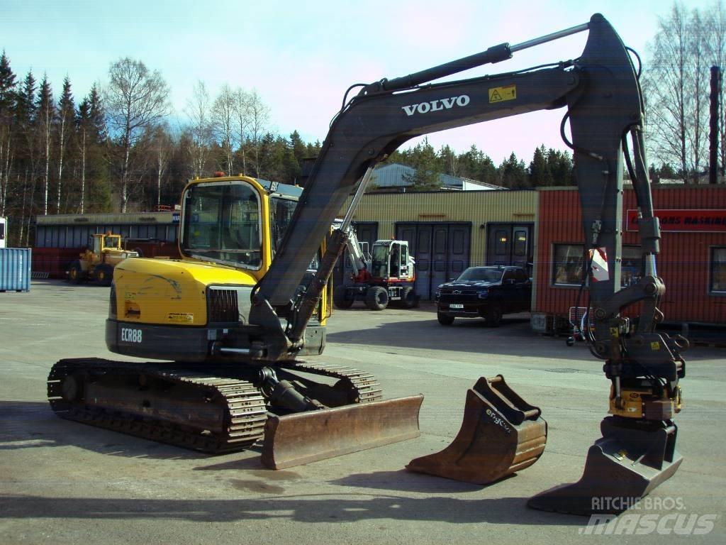 Volvo ECR 88 中型挖土機/掘鑿機/挖掘機 7t-12t