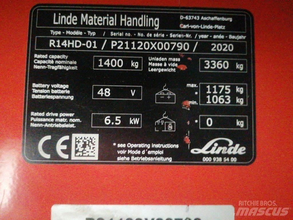 Linde R14HD-01 前伸式堆高機(叉車)