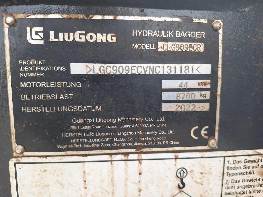 LiuGong 909 E 中型挖土機/掘鑿機/挖掘機 7t-12t