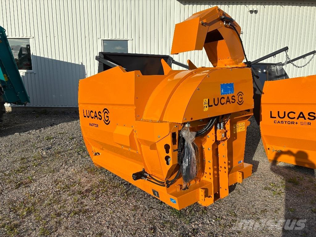 Lucas G Raptor 草捆撕碎機、切割機、拆袋機