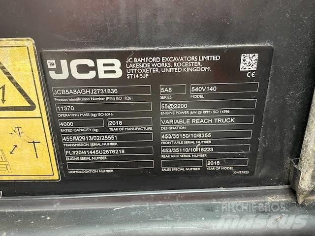 JCB 540-140 伸縮臂操作車
