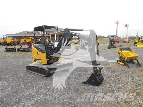 John Deere 26G 小型挖土機/掘鑿機<7t(小型挖掘機)