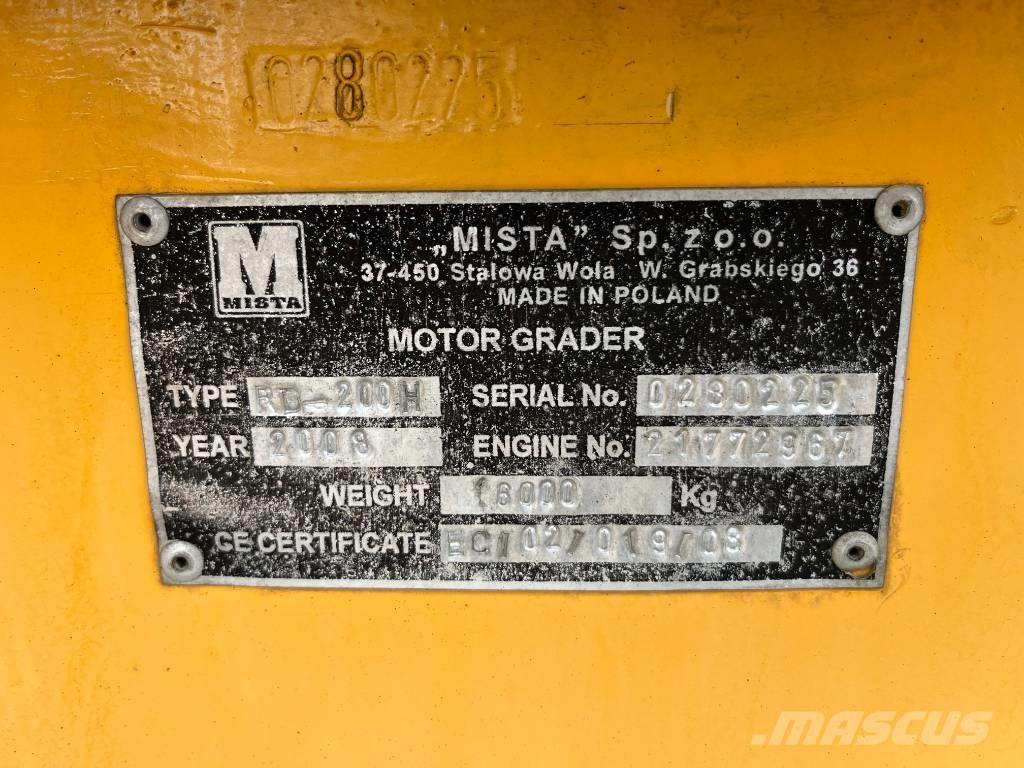  Mista RD200H 平土機