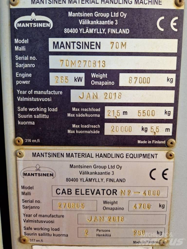 Mantsinen 70M 其他物料運輸工具