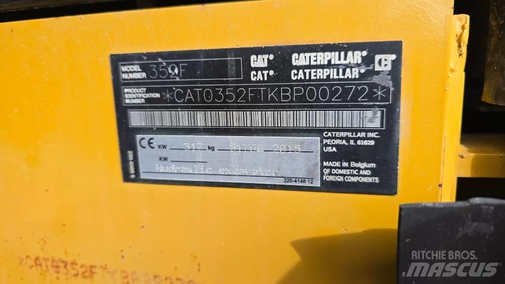 CAT 352 F 履帶式 挖土機/掘鑿機/挖掘機